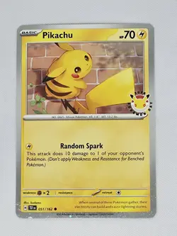 Pikachu 051/162 Temporal Forces - 2026 Pokemon Day Promo - Cosmos Holo NM - Image 1