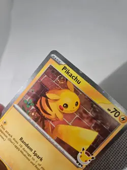 🌀SWIRL Pikachu 051/162 Pokemon Day 2026 Cosmos Holo Pokemon TCG Card - Image 1
