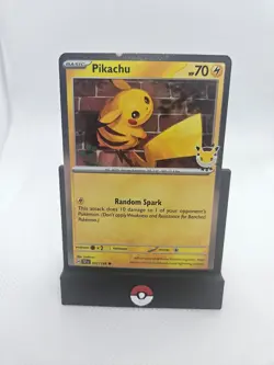 🌀SWIRL Pikachu 051/162 Pokemon Day 2026 Cosmos Holo Pokemon TCG Card - Image 3
