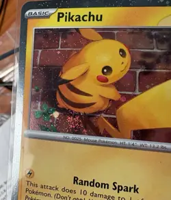 Pokemon Tcg Pikachu 051/162 2026 Pokemon Day Stamped Promo BIG Fart Swirl! - Image 4