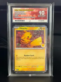 Pikachu 051/162 2026 Pokemon Day Promo Gem Mint 10 Ace Grading Card - Image 3