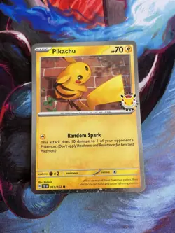 Pikachu 051/162 - Pokemon Day 2026 Promo - Near Mint - Image 1
