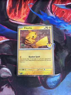Pokemon TCG - Pikachu - 051/162 - Pokemon Day 2026 Stamped Promo - Image 1