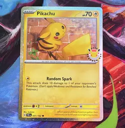 Pokemon TCG SV05 Temporal Forces Pikachu 2026 Pokemon Day 051/162 - Image 1