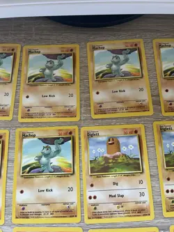 Lot Of 21 Base Set Pokemon Cards Vintage WOTC Non-Holo Commons/Bulk - Image 3