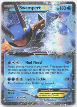 Swampert EX XY55 Holo Promo XY Promo Pokemon Heavily Played - Image 1
