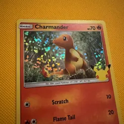 Pokemon TCG Charmander 9/25 McDonalds 25th Basic Fire Holo Promo English Card - Image 4