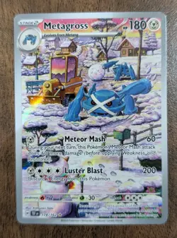 Metagross 178/162 - Pokemon Temporal Forces - 2024 - Illustration Rare IR - NM - Image 1