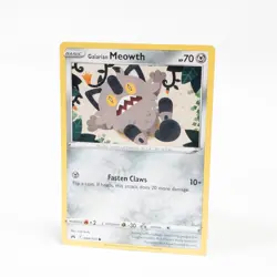 Galarian Meowth 084/159 Pokemon Crown Zenith Common NM - Image 1