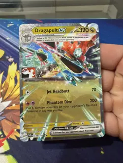 *ACTUALLY STAMPED* Pokemon Dragapult EX 130/167 NM Play! Prize Pack Series 6 - Image 1
