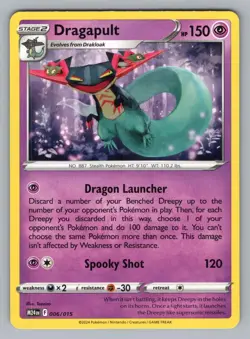 DRAGAPULT 006/015 P MCDONALD'S PROMOS 2024 POKEMON LP M24 2025 - Image 1