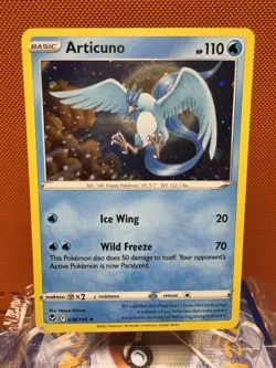 Articuno 036/195 Pokemon TCG Sword & Shield Silver Tempest Rare Cosmos Holo NM - Image 1