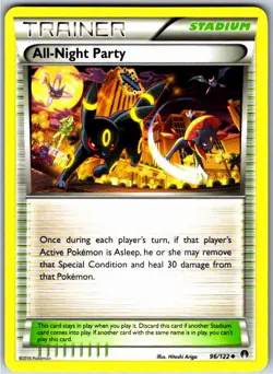 POKEMON ALL-NIGHT PARTY 96/122 - UC - BREAKPOINT - NM - Image 1