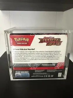 Pokemon TCG Destined Rivals Booster Box SEALED With Acrylic Case - Image 4