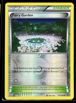 2014 XY Fairy Garden #117 Reverse Holo Pokemon Card - Image 1