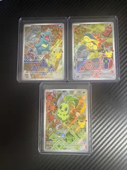 Pokemon TCG: First Partner Illustration Collection Series 2 - Johto Gen 2 Set - Image 1