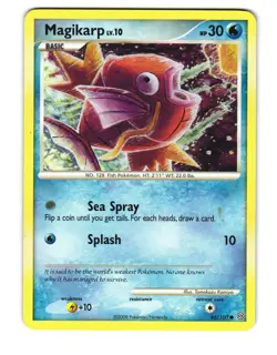 MAGIKARP 65/100 COMMON STORMFRONT POKEMON LP 2008 - Image 2