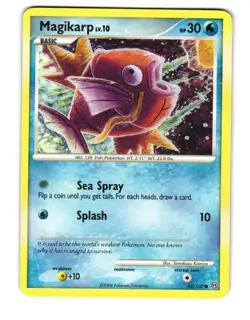 MAGIKARP 65/100 COMMON STORMFRONT POKEMON LP 2008 - Image 2