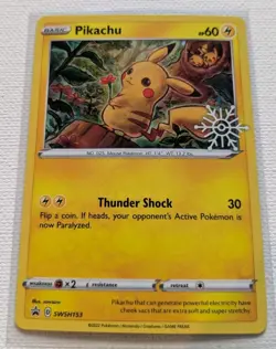 Pikachu - SWSH153 - Holiday Calendar Promo - Holo - English - NM Pokemon TCG - Image 1