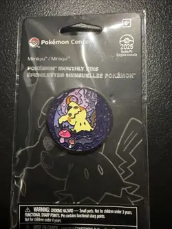 Mimikyu Pokemon Monthly Pins: Habitat Pin (9 of 12) Brand New And Sealed - Image 1