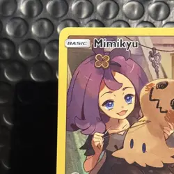 Pokemon Mimikyu TCG Cosmic Eclipse Holo Card 245/236 Secret Rare - Image 3