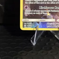Pokemon Mimikyu TCG Cosmic Eclipse Holo Card 245/236 Secret Rare - Image 4