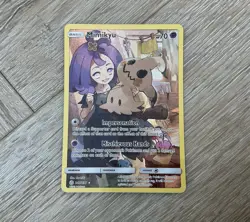 Pokemon Mimikyu TCG Cosmic Eclipse Holo Card 245/236 Secret Rare - Image 1