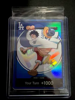 DON!! Card (LA Dodgers 2026 Promo) One Piece Promotion Cards Foil - Image 1