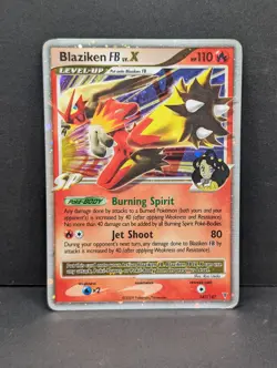 Blaziken FB Lv.X 142/147 Supreme Victors Holo Rare vintage Pokemon TCG MP - Image 1