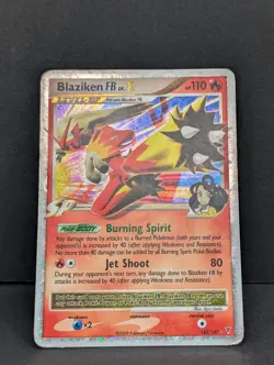 Blaziken FB Lv.X 142/147 Supreme Victors Holo Rare vintage Pokemon TCG MP - Image 3