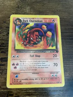 1995 Dark Charmeleon 1st Edition 32/82 Team Rocket Regular Pokemon Card - Image 1