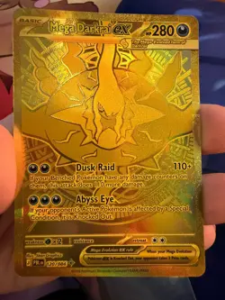 2026 Pokemon Mega Darkrai ex NM Gold Hyper Rare 120/084 Pitch Black English - Image 1