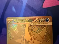 2026 Pokemon Mega Darkrai ex NM Gold Hyper Rare 120/084 Pitch Black English - Image 3
