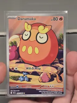 Pokemon TCG Darumaka 097/086 Black Bolt Illustration Rare NM - Image 1