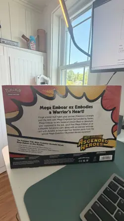 Pokemon: Ascended Heroes Mega Embroar EX Box Sealed - Image 3