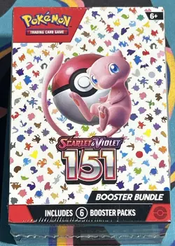 Pokemon 151 Booster Bundle Scarlet & Violet Brand New Factory Sealed 6 Packs TCG - Image 1