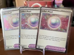 Pokemon TCG 3x Lillie’s Pearl Cosmos Holo 151/159 - Journey Together - NM - Image 1