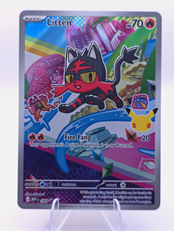 Litten 044/047 Holo Promo Pokemon Card English Near Mint - Image 1