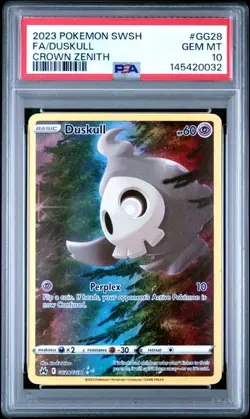 2023 Pokemon Sword And Shield Crown Zenith #GG28 Fa/Duskull Crown Zenith PSA 10 - Image 1