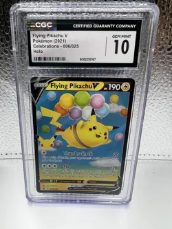 🔥🔥Flying Pikachu V 006/025 Gem Mint 10 | Pokemon TCG Celebrations | Holo - Image 3