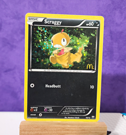 Pokemon TCG Scraggy 010/012 McDonald's 2012 Holo Promo Darkness 60 HP Basic - Image 1