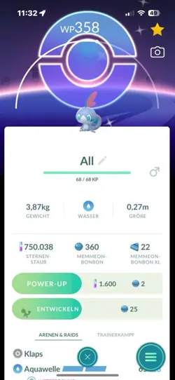 ✨Pokemon Go Shiny Memmeon Hintergrund/ Shiny Sobble Background✨ - Image 1
