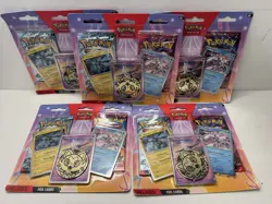 Lot Of 5 POKEMON TCG Enhanced 2 Pack Blister Pack with Latios, Zekrom & Palkia - Image 1