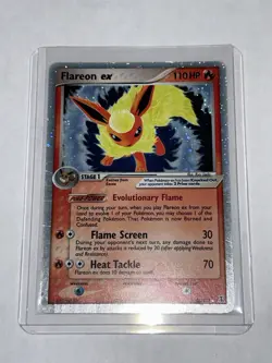 2005 Pokemon TCG Flareon EX Delta Species 108/113 Holo - Image 2