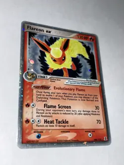 2005 Pokemon TCG Flareon EX Delta Species 108/113 Holo - Image 5