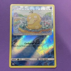 Pokemon TCG Psyduck Common Reverse Holo 28/149 Sun and Moon Base NM - Image 1