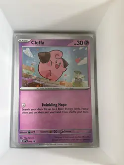 Cleffa 095 Holo Scarlet & Violet Promo Pokemon NM WN - Image 1