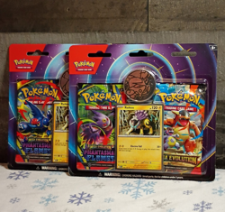 2 Pokemon TCG Mega Evolution 2-Pack Blister Raikou Foil Promo Card & Coin - Image 1