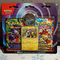 2 Pokemon TCG Mega Evolution 2-Pack Blister Raikou Foil Promo Card & Coin - Image 2
