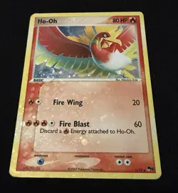 The Pokemon Company Ho-Oh 001/017 POP Series 5 Holo Rare English Vintage - Image 1